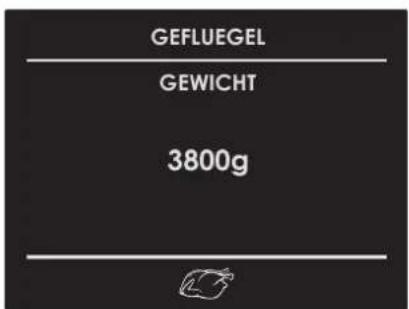 GEFLUEGEL GEWICHT 3800g