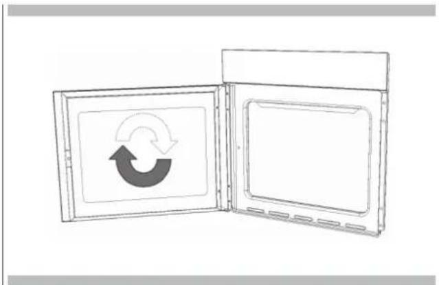 Fulgor Milano FCO 4511 TEM - Retirer la porte du four coulissante - 3