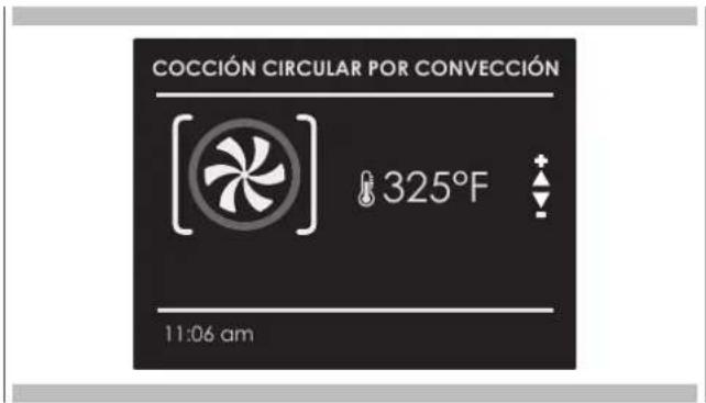 COCCIÓN CIRCULAR POR CONVECCIÓN 325°F 11:06 am