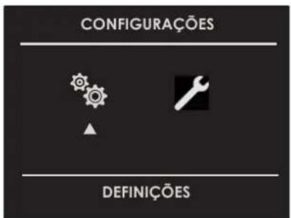 CONFIGURAÇÕES DEFINIÇÕES