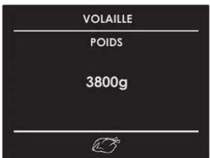 VOLAILLE POIDS 3800g
