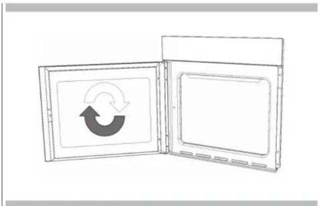 Fulgor Milano FCO 4511 TEM - Rimozione binario porta forno - 3