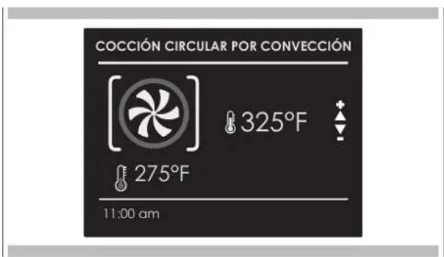 COCCIÓN CIRCULAR POR CONVECCIÓN 325°F 275°F 11:00 am