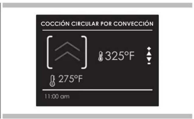 COCCIÓN CIRCULAR POR CONVECCIÓN 325°F 275°F 11:00 am