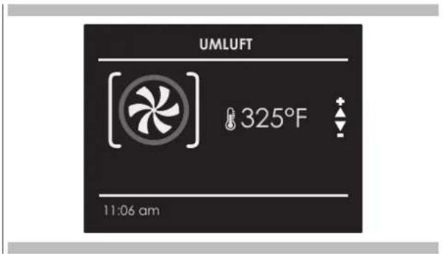 UMLuft 325°F 11:06 am