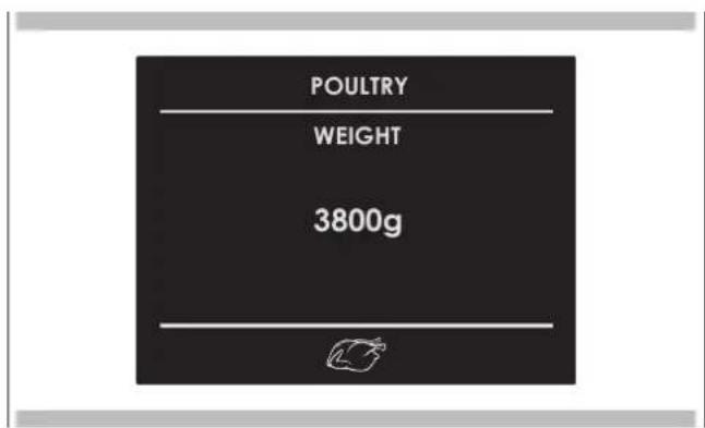 POULTRY WEIGHT 3800g