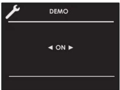 DEMO ← ON ►
