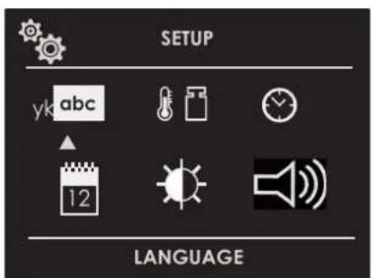 SETUP yk abc 12 LANGUAGE