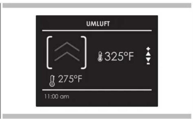 UMLuft 325°F 275°F 11:00 am