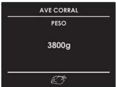 AVE CORRAL PESO 3800g