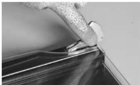 Fulgor Milano FCO 4511 TEM - How to remove the inner glass of the "FULL GLASS" panoramic door - 4
