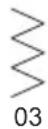 SINGER Brilliance Serenade C520L - ZIGZAG STITCHING POINT ZIGZAG - 1