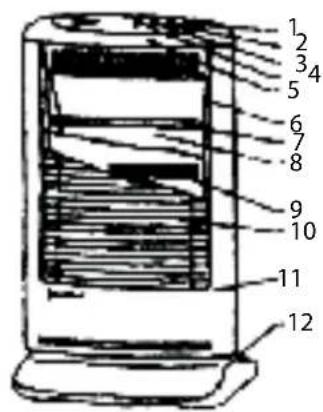 BLAUPUNKT BP1003 - PARTS DECRIPCIÓN - 1