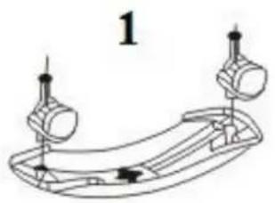 BLAUPUNKT BP1007 - MONTAJE PATAS - 1