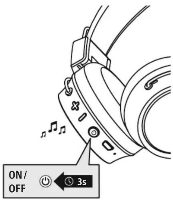 THOMSON WHP8650 - Kytkeminen päälle / pois päältä - 1