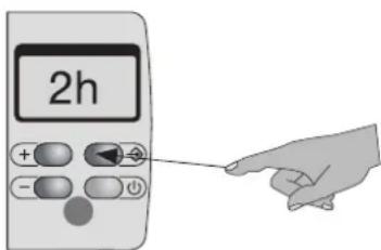 THOMSON THINSDG11 - Pour activer la fonction "Marche Forcée", pressez le bouton "Mode" jusqu'à ce que l'icône de la fonction soit visible sur l'écran. - 1