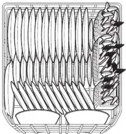 FRIGIDAIRE FDPC4314AS - Chargement du panier inférieur - 2
