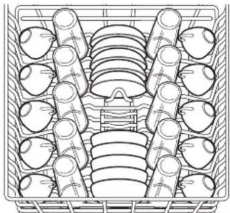 FRIGIDAIRE FDPH431LAF - Chargement du panier supérieur - 1