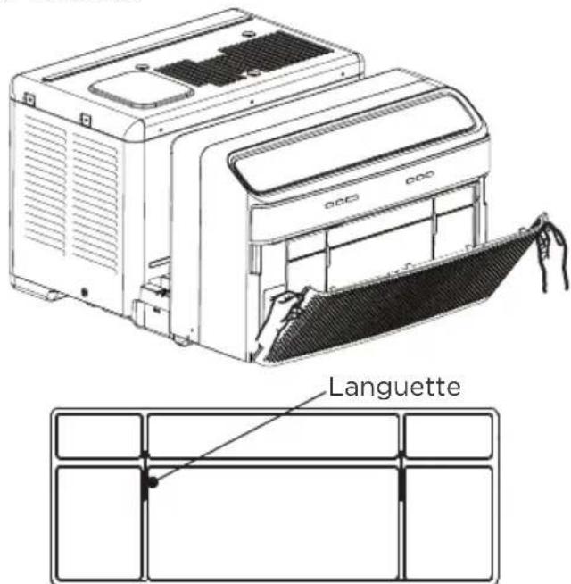 FRIGIDAIRE GHWQ125WD1 - Nettoyage du filtré à poussière - 1