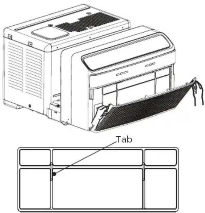 FRIGIDAIRE GHWQ125WD1 - Dust Filter Cleaning - 1