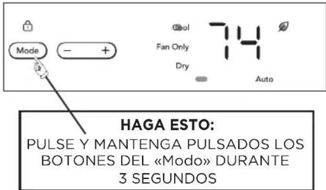 FRIGIDAIRE GHWQ125WD1 - PARA ACTIVAR LA FUNCION DE BLOQUEO PARA NINOS: - 1