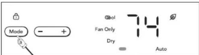 FRIGIDAIRE GHWQ125WD1 - POUR ACTIVER LA FONCTION VERROUILLAGE : - 1