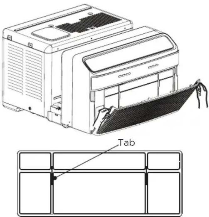 FRIGIDAIRE GHWQ125WD1 - Dust Filter Cleaning - 1
