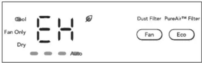FRIGIDAIRE GHWQ085WD1 - CODES DE PANNE : - 1