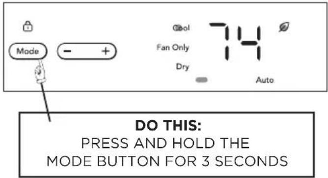 FRIGIDAIRE GHWQ085WD1 - TO ACTIVATE THE CHILD LOCK FEATURE: - 1