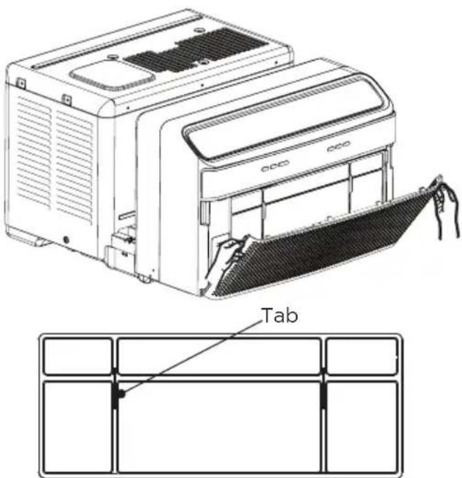 FRIGIDAIRE GHWQ085WD1 - Dust Filter Cleaning - 1