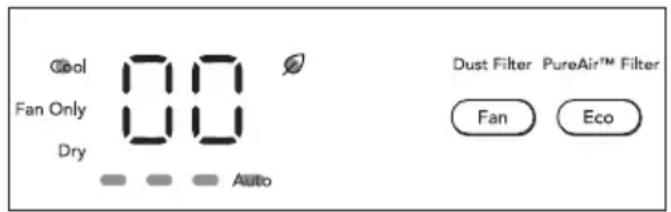 FRIGIDAIRE GHWQ085WD1 - CÓDIGOS DE ERROR: - 2