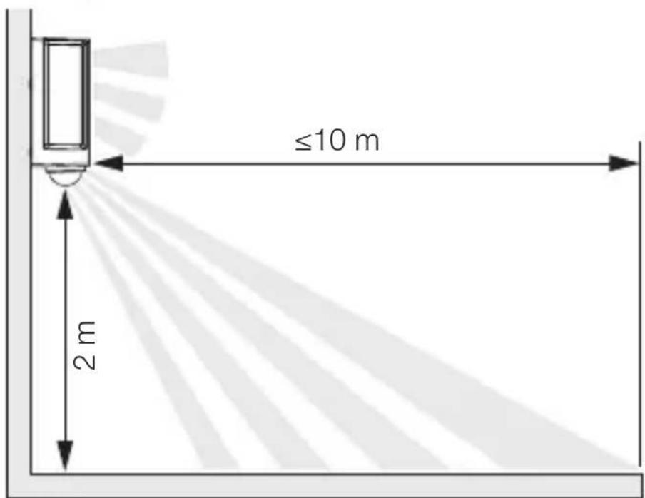 STEINEL L 40 SC - Dosah - 1
