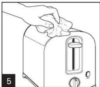 PROCTOR SILEX 22622PS - WARNING Electrical Shock Hazard. - 5