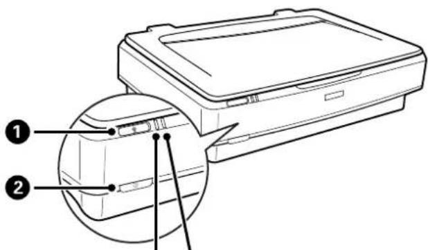 EPSON Expression 13000XL - Nom des éléments - 1