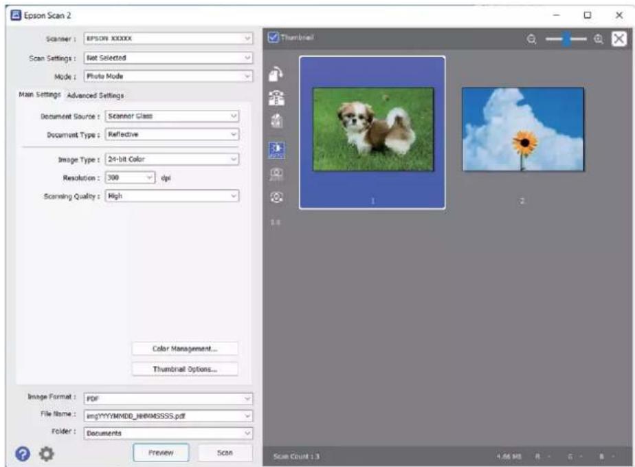 EPSON Expression 13000XL - Cliquez sur Apercu. - 1