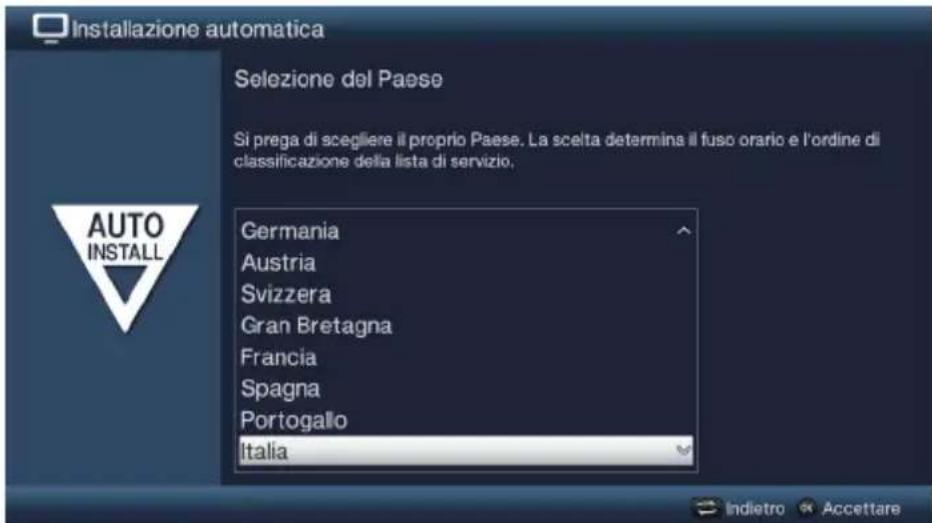 TECHNISAT Techniline 32 ISI 2 - Selezione del Paese - 1