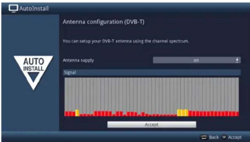 TECHNISAT Techniline 32 ISI 2 - Antenna settings (DVB-T) - 1