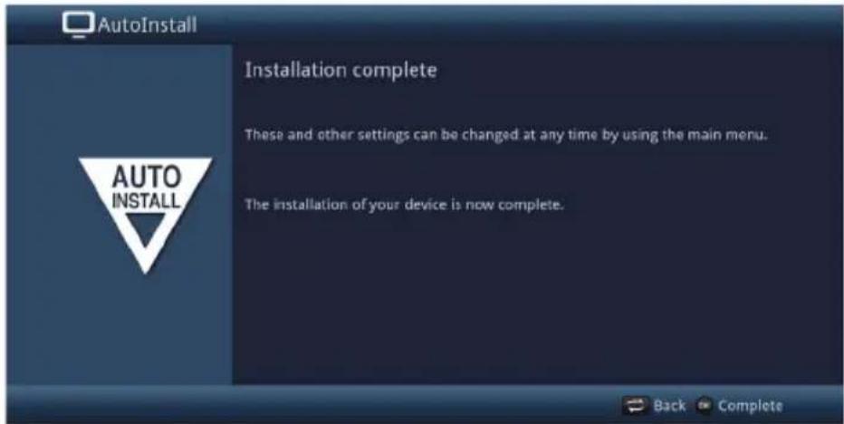 TECHNISAT Techniline 32 ISI 2 - Chiudere l'assistente d'installazione - 1