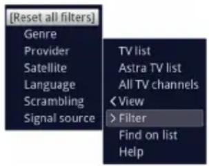 TECHNISAT Techniline 32 ISI 2 - Option selection - 3