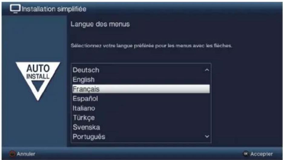 TECHNISAT Techniline 32 ISI 2 - Langue des menus - 1