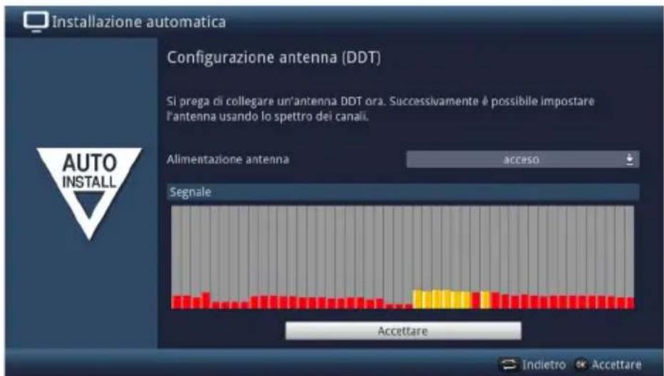 TECHNISAT Techniline 32 ISI 2 - Impostazioni antenna (DDT) - 1