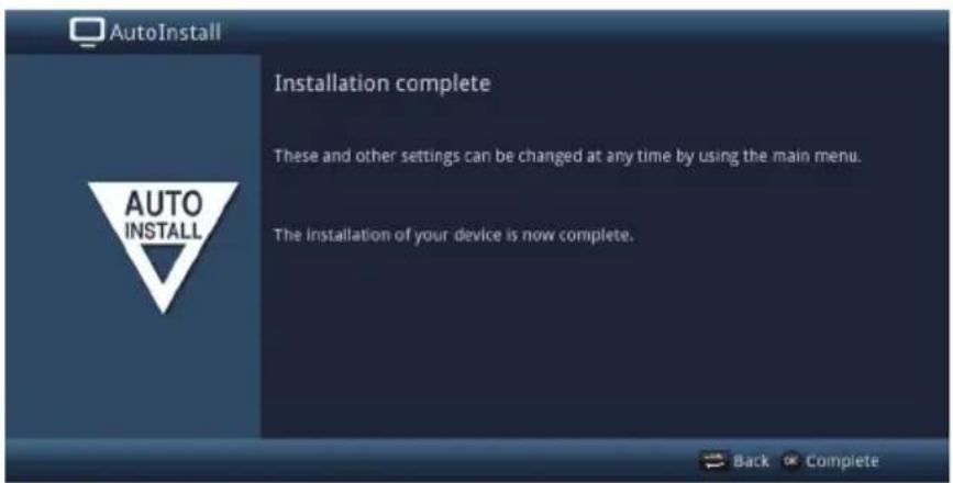 TECHNISAT Techniline 32 ISI 2 - Exiting the installation wizard - 1