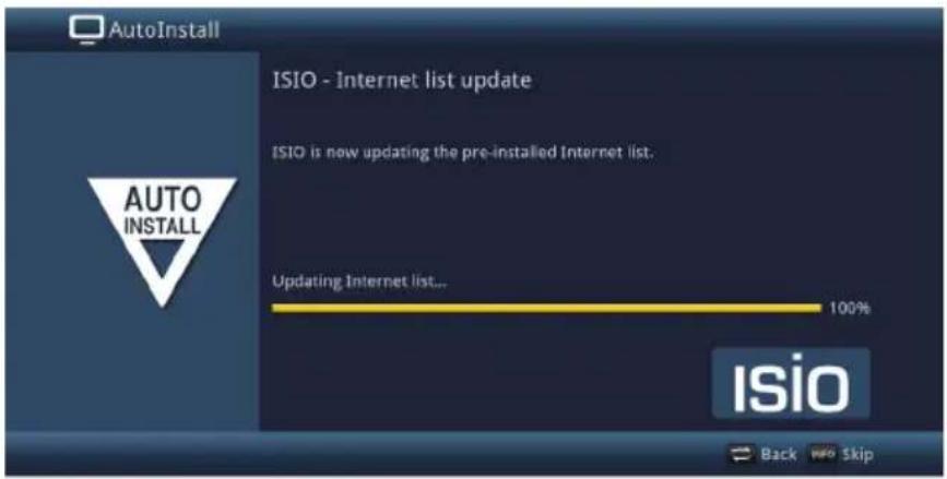 TECHNISAT Techniline 32 ISI 2 - ISIO Internet list update - 1
