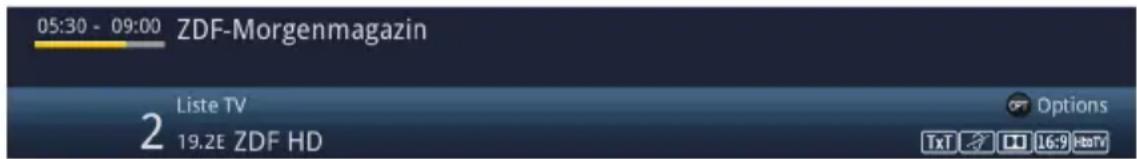 05:30 - 09:00 ZDF-Morgenmagazin 2 Liste TV 19.2E ZDF HD Options TxT 16:9 HctTV