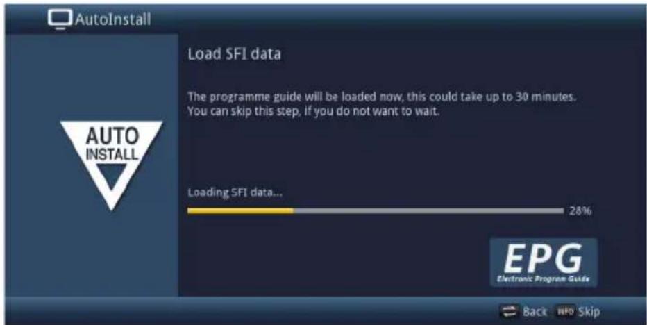 TECHNISAT Techniline 43 ISI - Caricamento dei dati SFI - 1