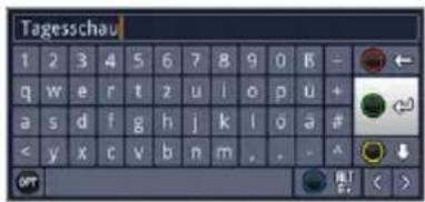 Tagesschau 1 2 3 4 5 6 7 8 9 0 6 - q w e r t 2 u l o p u + a s d f g h j k l o a # < y x c v b n m . - - ^ OK Ctrl Fc < >