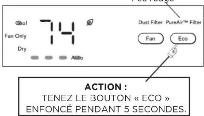 FRIGIDAIRE GHWQ105WD1 - L'INDICATEUR DU FILTRE PUREAIR™ : - 2