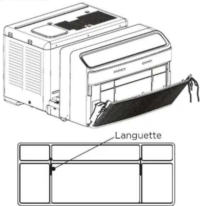 FRIGIDAIRE GHWQ105WD1 - Nettoyage du filtre à poussière - 1