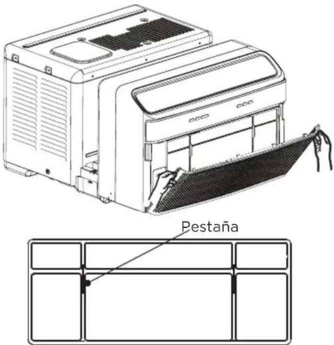 FRIGIDAIRE GHWQ105WD1 - Limpieza del filtro de polvo - 1