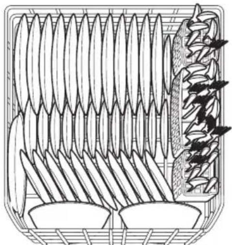 FRIGIDAIRE FDPC4314AB - Chargement du panier inférieur - 2